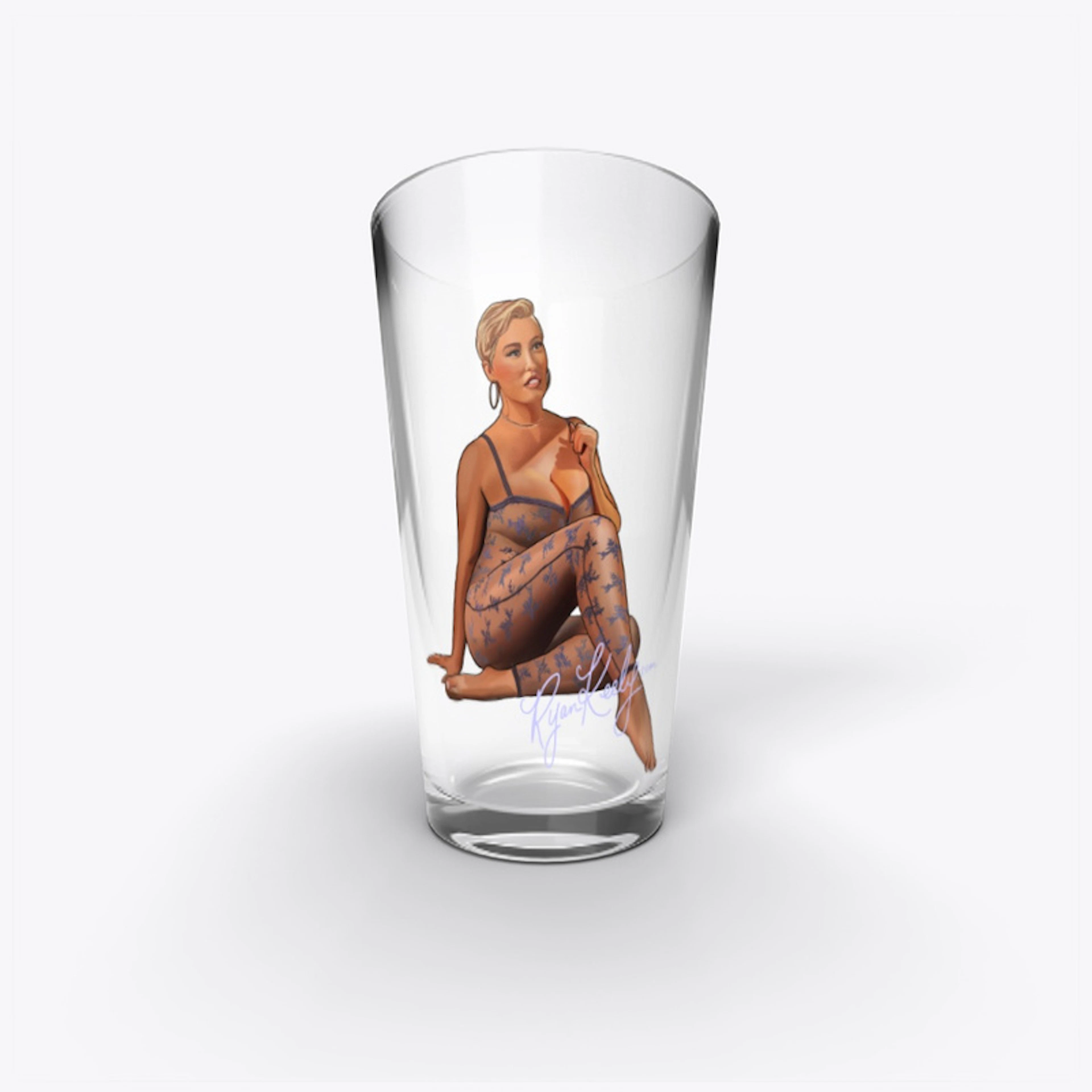 Ryan Keely - Pinup Pint Glass